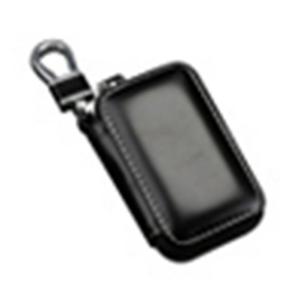 opvise Genuine Leather Car Key Fob Case Cover Keychain Zipper Bag Protector
