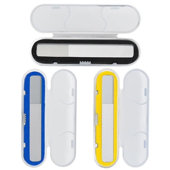 opvise Glass Nail File Sanding Polishing Grinding Manicure Pedicure Art Tool with Box