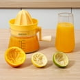 thumbnail image 1 of opvise Hand Crank Citrus Juicer Easy to Use Ergonomic Effortless Citrus Squeezing Dishwasher Safe Manual Citrus Juicer White, 1 of 8