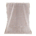 thumbnail image 1 of opvise Kitchen Wipes Sure Here's A Product Title for Listing Plaid Print Thickened Kitchen Towel Set Absorbent Cotton Towels for Dishes Furniture More Brown, 1 of 8