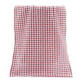 thumbnail image 1 of opvise Kitchen Wipes Sure Here's A Product Title for Listing Plaid Print Thickened Kitchen Towel Set Absorbent Cotton Towels for Dishes Furniture More Red, 1 of 8