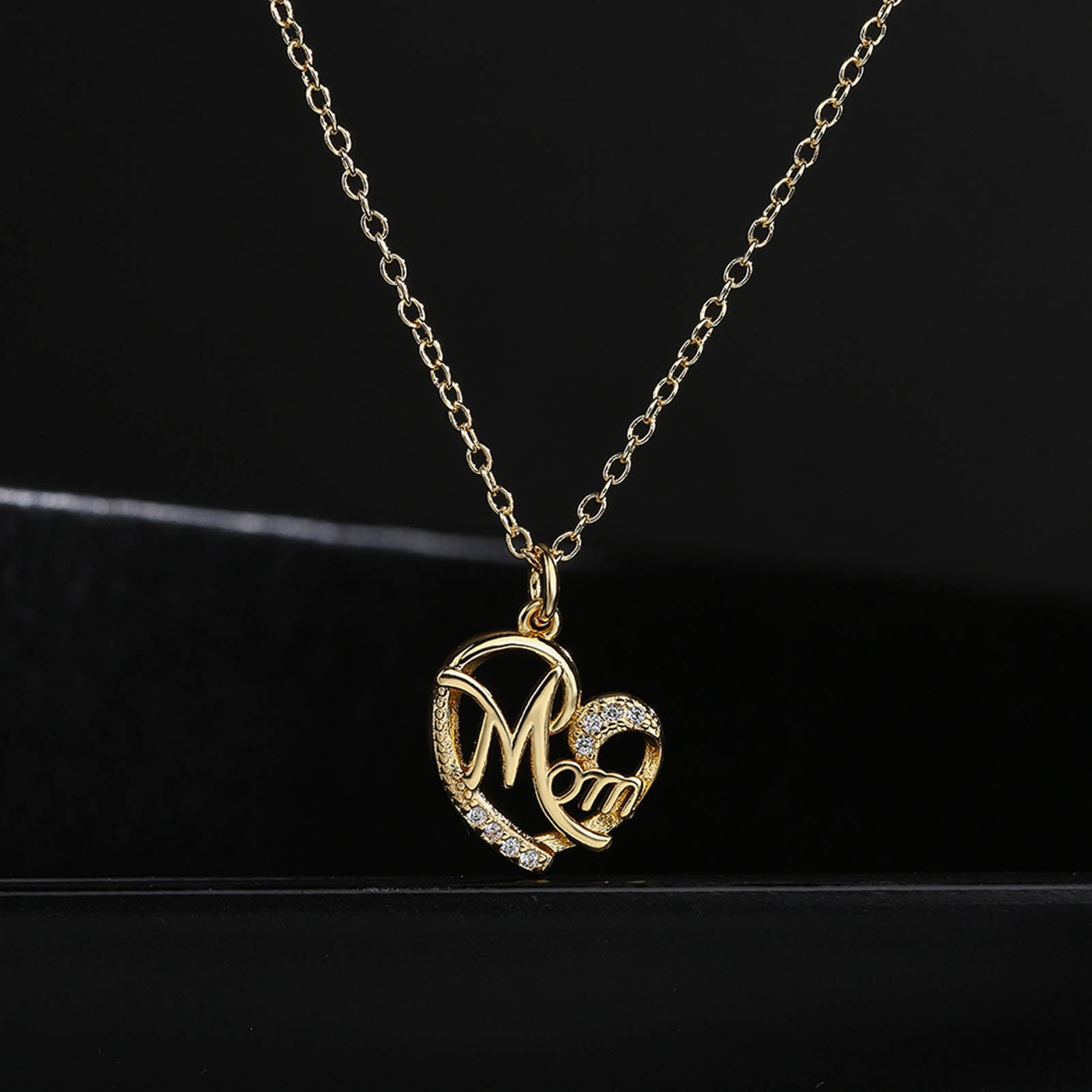 ★PEARLY MORE★ vintage heart drop necklace Saeb117defa8842268cf1ec6a0e088