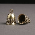 thumbnail image 1 of opvise Multifunctional Bell Pendant Crisp Sound Brass DIY Craft Bell Sign for Home Bronze, 1 of 8