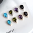 thumbnail image 1 of opvise Nail Decoration Rust-proof Zircon Decorative Water Drop Nail Art Tips DIY Manicure Beauty Supplies, 1 of 8