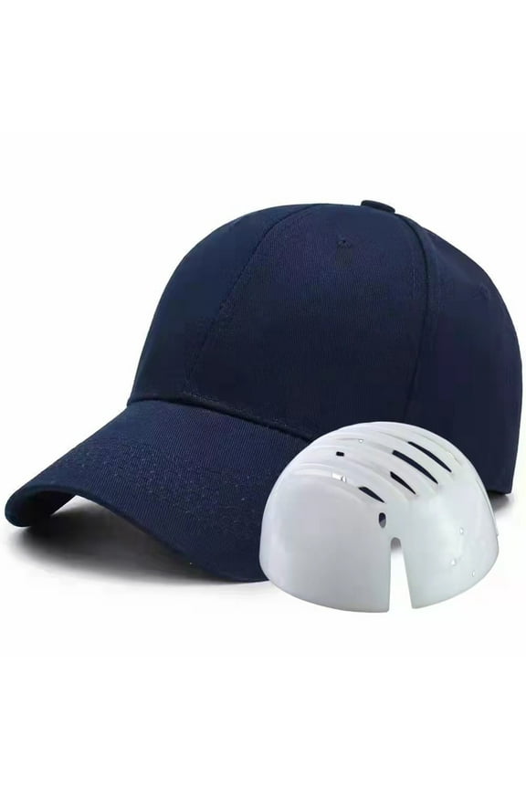PE Liner Anti-collision Extended Brim Sunscreen Baseball Hat Women Men Insert Bump Hard Helmet Hat Fashion Accessories White