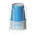 thumbnail image 1 of opvise Paper Cup Rack Reusable Large Capacity Transparent Disposable Paper Cup Dispenser, 1 of 4