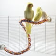 thumbnail image 1 of opvise Parrot Cage Toy Multi-color Paw Grinding Bendable Pet Bird Standing Stick Exercise Toy for Budgies 30cm, 1 of 1