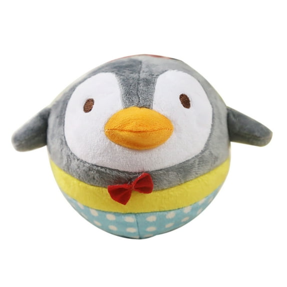 opvise Puppy Squeaker Ball Plush Easy-cleaning Soft Comfortable Dog Chewing Squeaker Ball for Kennel