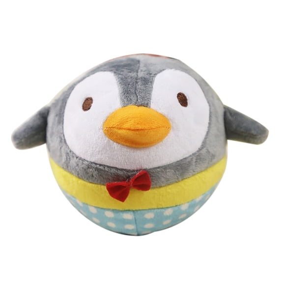 opvise Puppy Squeaker Ball Plush Easy-cleaning Soft Comfortable Dog Chewing Squeaker Ball for Kennel