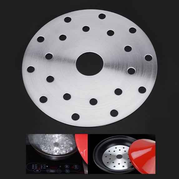 opvise Stainless Steel Cookware Thermal Guide Plate Induction Cooktop Converter Disk 4#