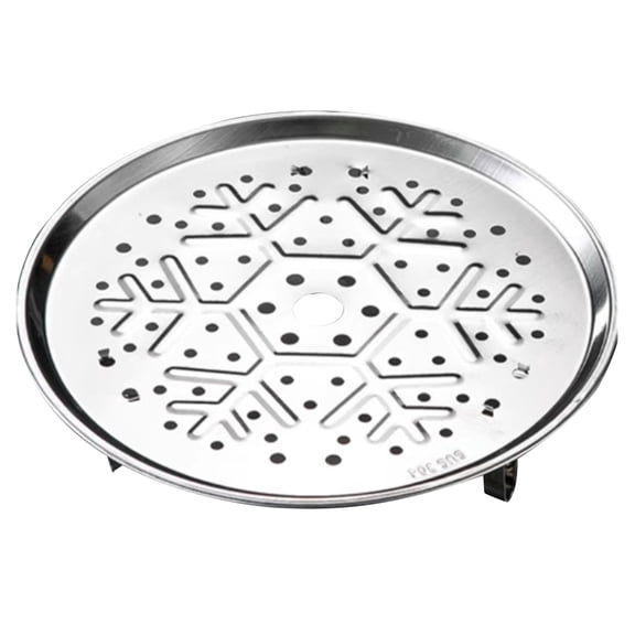 opvise Steaming Stand Strong Heat Resistant Oven Safe Easy to Clean Non-stick Quick Release Cooking Multipurpose Stainless Steel Steamer Rack