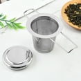 thumbnail image 1 of opvise Tea Infuser with Handle Fine Mesh Reusable Anti-rust Household Tea Shop Handheld Tea Leaf Strainer D, 1 of 8