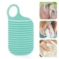 thumbnail image 1 of opvise Wash Board Non Slip Quick Decontamination Thickened Portable Silicone Mini Wash Board Green, 1 of 7