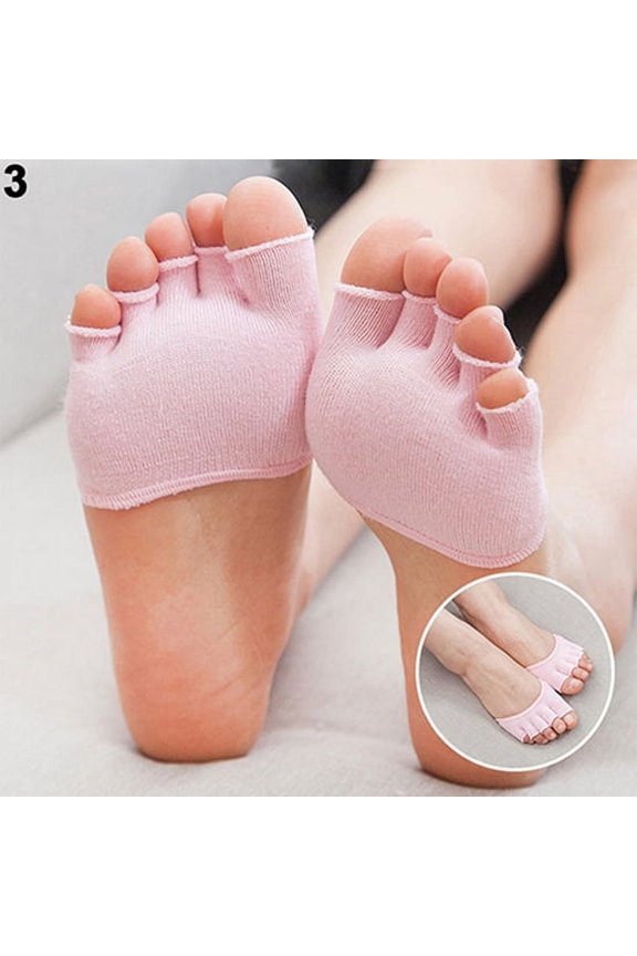 Women Breathable Five Toe Separator Heelless Yoga Sandal Invisible Socks