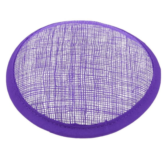 opvise Women Sinamay Cocktail Hat Fascinator Round Base Millinery DIY Craft Accessory