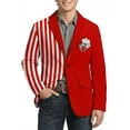 thumbnail image 1 of oqasdz Blazer for Men Corduroy Jacket for Festival and Daily Wear Modern Comfort Loose Fit Sport Coat Travel Party Business Formal, 1 of 5