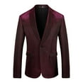 thumbnail image 1 of oqasdz Blazer for Men Sequins Shiny Cool Slim Fit Party Stage Performance Nightclub Party Evening Coat Top,Size XL, 1 of 9