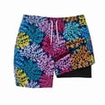 thumbnail image 1 of oqasdz Boy Shorts Drwastring Waist Athletic Shorts with Mesh Liner Breathable Sports Pants for Kids Gym Running Casual Outdoor, 1 of 3