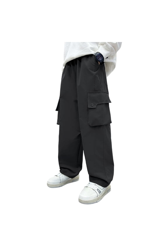 Boys Cargo Pants Outdoor Adventure Camping Hiking Windproof Trousers for Kids Winter Fall Warm Durable School Joggers Sports Sweatpants