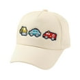 thumbnail image 1 of oqasdz Boys Hat Children Baseball Cap Summer Cartoon Prints Caps Car Girls Trucker Kids Sunhat, Size 2-8 Years, 1 of 3