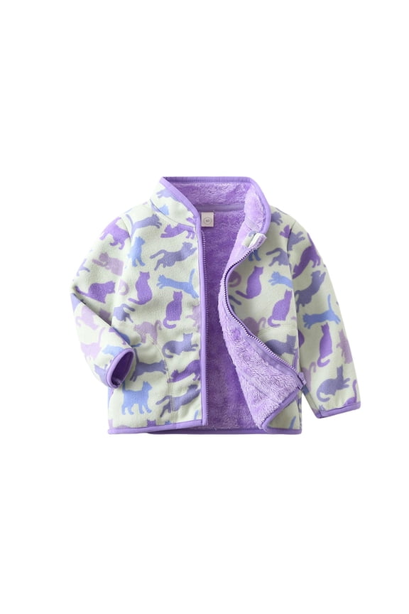 Boys Jacket Kids Warm Zip Up Outerwear Coats for Children Lightweight Pullover for Fall and Winter Long Sleeve Casual Versatile Daily Wear