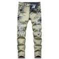 thumbnail image 1 of oqasdz Boys Jeans High Street Fashion Long Denim Pants for Kids Stretch Trousers Spring Fall Durable Fit Casual Outdoor, 1 of 6