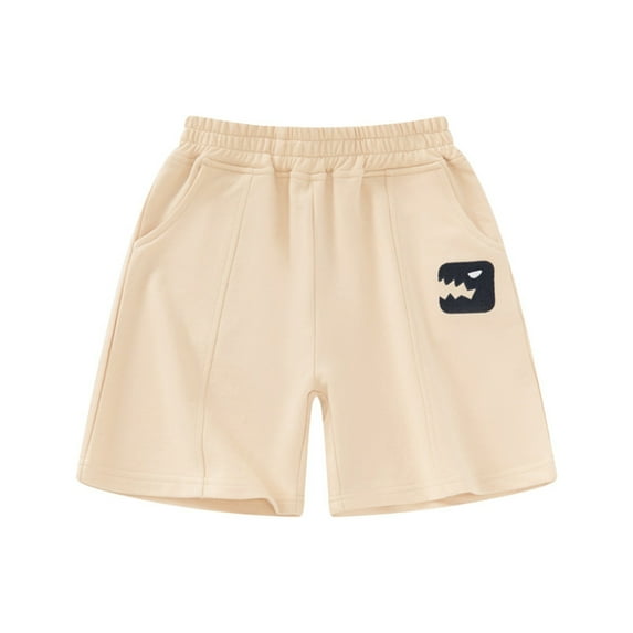 oqasdz Boys Shorts Children Kids Fashion Solid Color Stretchy Casual Sports Active Daily Gym Shorts Size 5 Y-6 Y