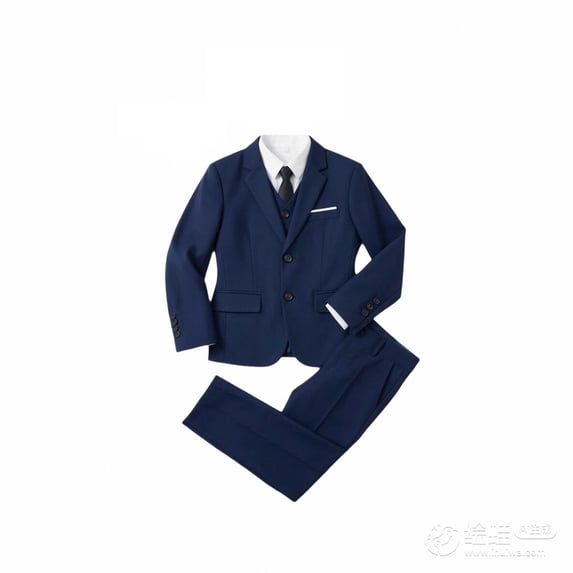 oqasdz Boys Summer Outfits Stylish Formal Classic Long Sleeve Suit Set and Pants 5 Piece for Wedding School Events Clothes Sets