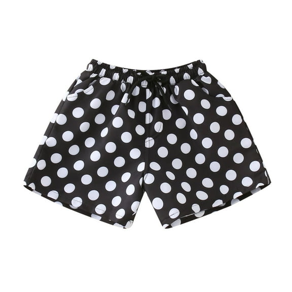 oqasdz Boys Swim Trunks Summer Polka Dot Printed Beach Pants Speed Dry Surfing Swimming Swim Shorts Size 1 Y-2 Y
