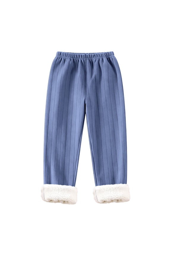 Boys Thermal Base Layer Pants Winter Warm Lined Tights for Kids Comfortable Stretch Fit Mid Waist Long Bottoms Indoor Outdoor Activities