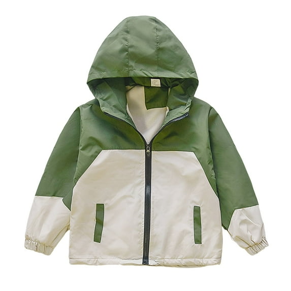 oqasdz Boys Winter Lined Windbreaker Jacket Thermal Insulated Water Outerwear Coats for Kids Youth Long Sleeve Casual Versatile Daily Wear