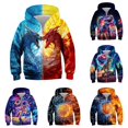 thumbnail image 1 of oqasdz Boys Zip Up Hooded Jacket Kids 3D Graphic Long Sleeve Sweatshirt with Pockets for Kids Fall Winter Outfits Casual Outdoor, 1 of 3