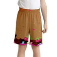 thumbnail image 1 of oqasdz Child Girls Boys Shorts Ice Cream Print Elastic Waist Comfortable Shorts With Pockets Sports Active Board Shorts Size 13 Y-14 Y, 1 of 4
