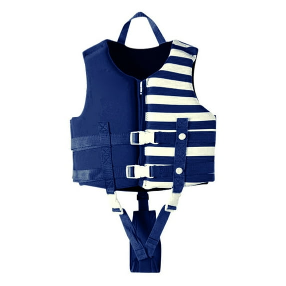 oqasdz Child Toddler Baby Life Jacket Buoyancy Vests For Boys And Girls Striped Kayaking Boating Pool Beachwear Relaxed Life Vest Size 8 Y-12 Y