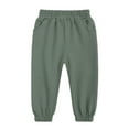 thumbnail image 1 of oqasdz Chilren Girls' Boys Sweatpants Solid Color Soft Comfortable Full Length Stretchy Joggers Sports Active Pants Size 3 Y-4 Y, 1 of 3