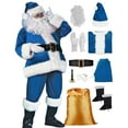thumbnail image 1 of oqasdz Christmas Outfits Santa Outfits 10 Piece for Festive Holiday Party Stage Performance Comfortable Warm Xmas Outfits, 1 of 7