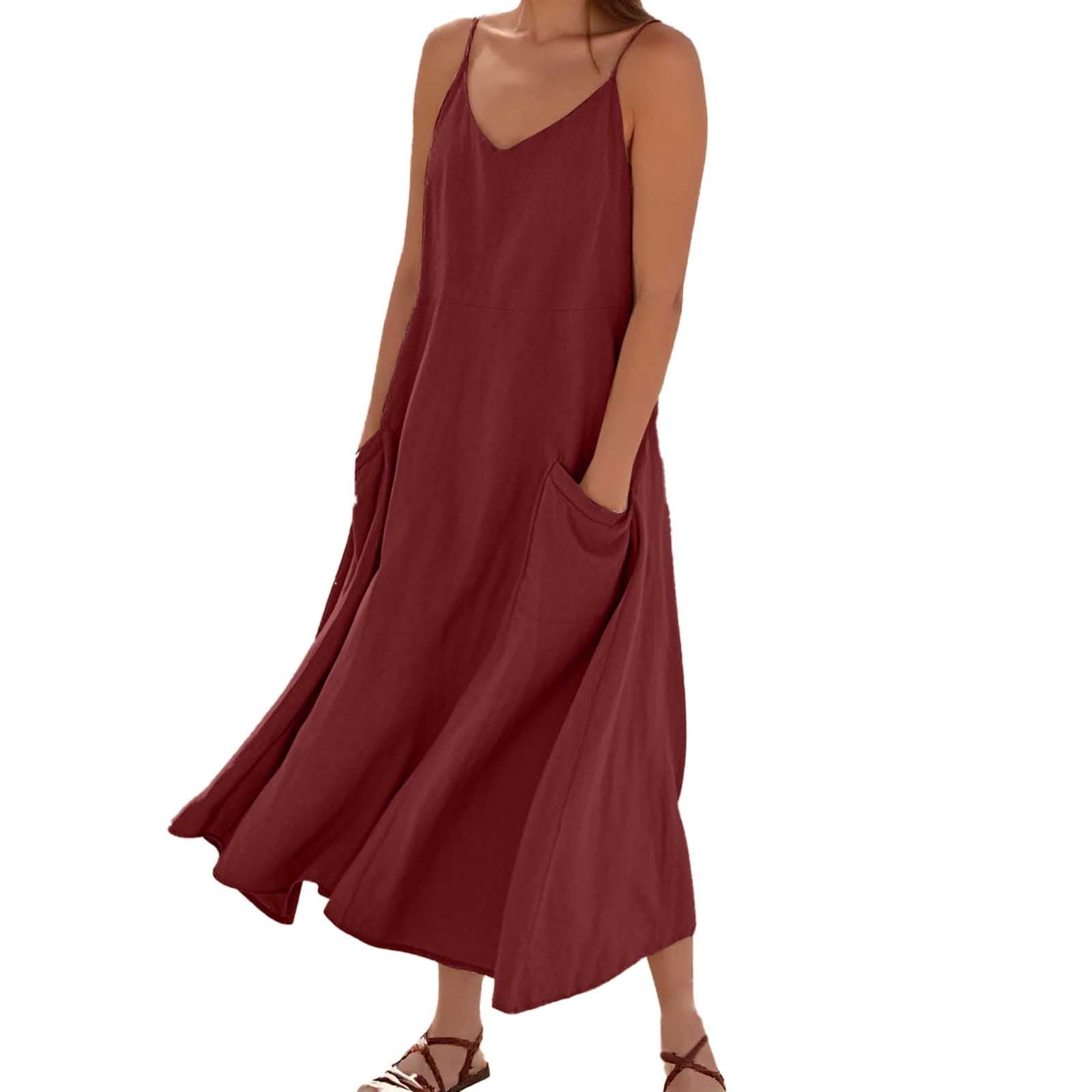 Women's Casual Loose Solid Color Off-shoulder Dress main image 1