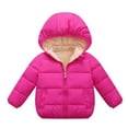 thumbnail image 1 of oqasdz Girls Coats Children Down Fall Winter Lined Boys Girls Small Kids Thicken Outerwear Children Quilted Top Coat Outwear Size 18 M-24 M, 1 of 4