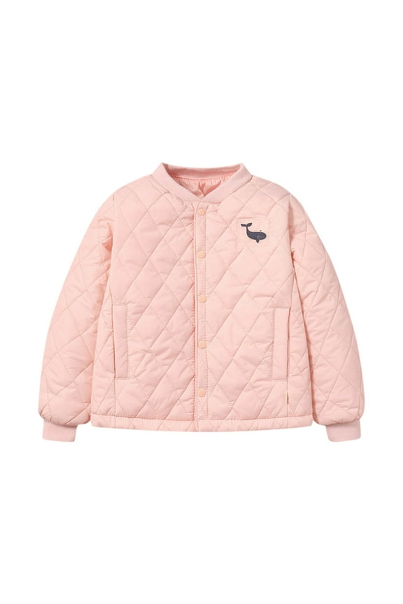 Girls Coats Children Toddler Down Inner Liner Quilted Cotton Baseball Boys Girls Big Kids Inner Quilted Top Coat Outwear Size 4 Y-5 Y