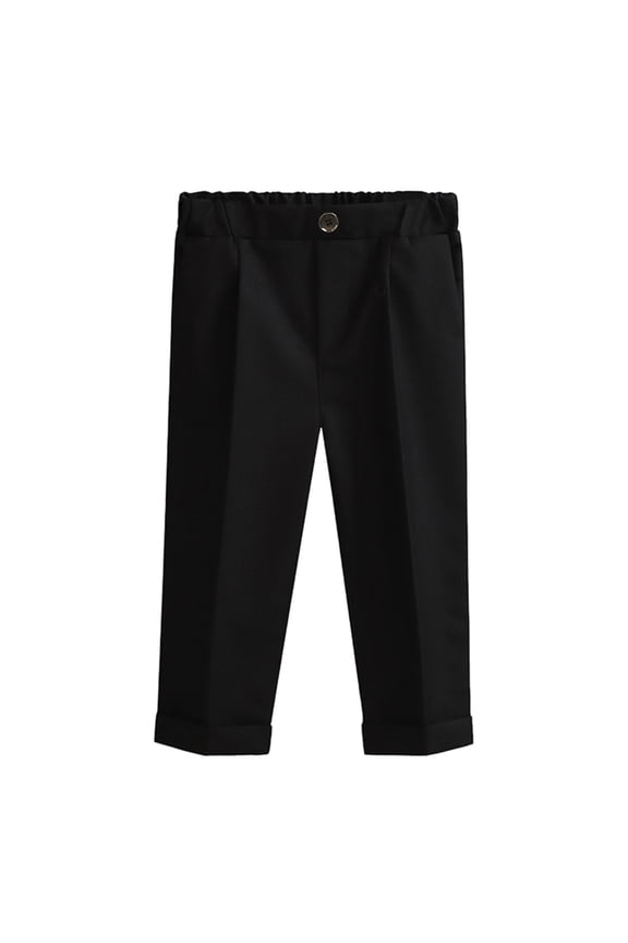 Girls Dress Pants formal Classic Fashion Solid Color Trousers School Performance Pants Stretch Casual Comfort Daily Wear Size 3 Y-4 Y