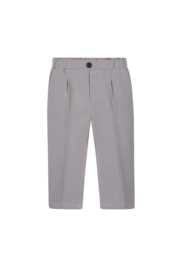 Girls Dress Pants formal Classic Solid Color Straight Leg School Performance Trousers Stretch Casual Slim Fit Daily Wear Size 3 Y-4 Y