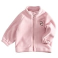 thumbnail image 1 of oqasdz Girls Jackets Children Toddler Double Sided Polar Boys New Girls Fall Winter Baby Warm Fashion Top Coat Outwear Size 5 Y-6 Y, 1 of 3