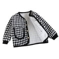 thumbnail image 1 of oqasdz Girls Jackets Children Toddler Spring Fall Girls Small Fragrance Style Boys Plaid New Open Front Clothing Top Coat Outwear Size 2 Y-3 Y, 1 of 7