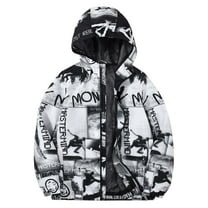 oqasdz Girls Jackets New Unique Girls Rain Jacket Lightweight Windbreaker with Hood Design Cool Top Coat