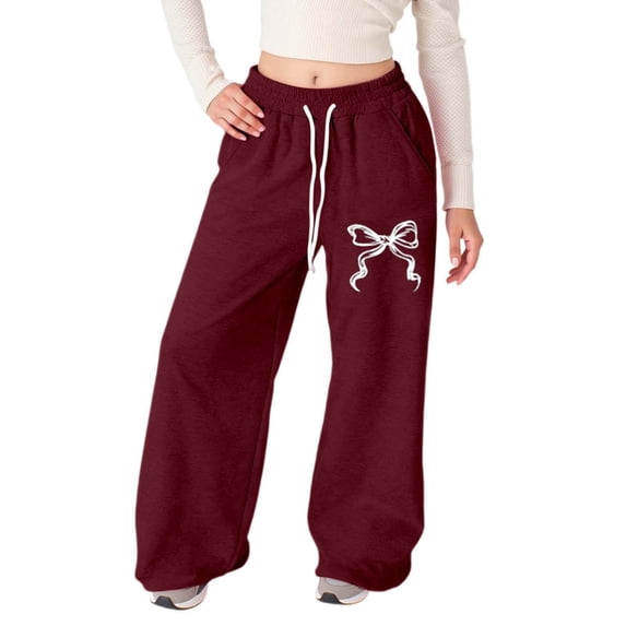 oqasdz Girls Printed Athletic Sweatpants Joggers with Elastic Waistband for Play and Streetwear Loose Soft Casual Outdoor