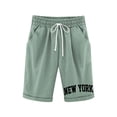 thumbnail image 1 of oqasdz Girls Shorts Child Kids Letter Printed Drawstring Sports Active Stretchy Sweatshorts with Pockets Stylish Shorts Size 11 Y-12 Y, 1 of 4
