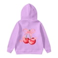 thumbnail image 1 of oqasdz Girls Sweatshirt Long Sleeve Cute Graphic Long Sleeve Hooded Pullover Sweatshirt Sports Outdoor Activities Casual Versatile Daily Wear, 1 of 4