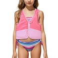 thumbnail image 1 of oqasdz Girls Swimwear Life Jacket For Beachwear Swimming Summer Outdoor Activities Relaxed Swim Vest For Kids Toddler Baby, 1 of 5