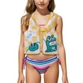 thumbnail image 1 of oqasdz Girls Swimwear Life Jacket For Beachwear Swimming Summer Outfit Cozy Swim Suit For Kids Toddler Baby Outdoor Water Play, 1 of 5
