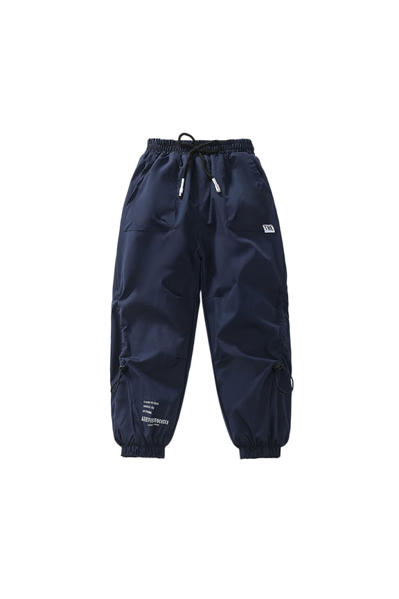 Girls Thermal Lined Jogger Pants Winter Warm Sports Running Trousers Outdoor Hiking Windproof Cargo Sweatpants for Kids Youth Children